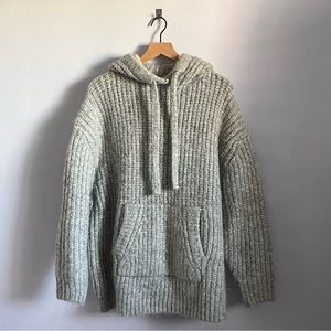 ZARA • Oversized Knit Hoodie